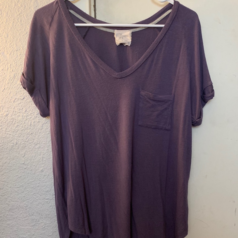 v-neck shirt